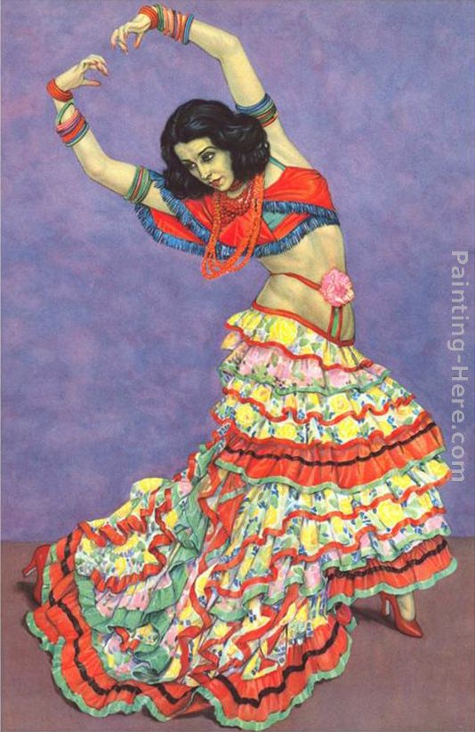 Flamenco Dancer Art painting - Flamenco Dancer Flamenco Dancer Art art painting